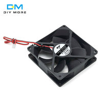 Ventilateur de refroidissement pour boîtier d'ordinateur 92mm 9225, 92x92x25mm, DC 5V 12V 24V, ventilateur de refroidissement CPU PC 2 broches, 90mm 9cm