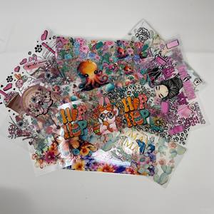 Vinilos Adhesivos Personalizados UV al por Mayor para Vasos de Plástico y Metal de 16oz y 20oz con Acabado Suave para Halloween, Diseños de Hierba - Product Image 3