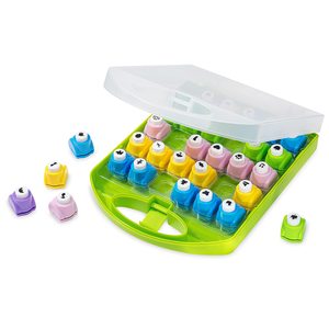 Ensemble de poinçons à papier en forme de lettres, poinçons à papier pour <span class=keywords><strong>scrapbooking</strong></span> scolaire, poinçons à papier pour les arts et l'artisanat, poinçons à trous en forme de lettres pour enfants et adultes - Product Image 1