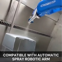 Kit de pulvérisation pneumatique intelligent automatique avec réservoir à pression, agitateur, pompe à diaphragme et pistolet de pulvérisation à air