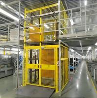 Monte-charge hydraulique vertical à chaîne métallique de haute qualité 1-10 tonnes pour entrepôt, élévateur électrique, nouveau et compétitif