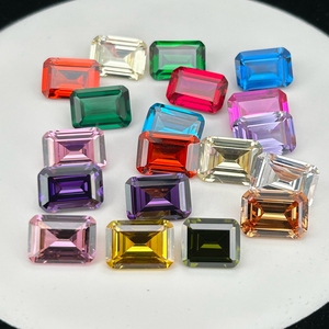 <span class=keywords><strong>Prix</strong></span> des pierres de zircone cubique HQ GEMS 5A vertes, taille octogonale, 3x5mm, 4x6mm, 5x7mm, 10x14mm, taille émeraude - Product Image 5