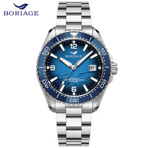 Reloj de Buceo Profesional BORIAGE de Lujo Diseño Original 2025 para Hombre Automático Mecánico NH35A 10ATM Zafiro Luminoso Acero 316L - Product Image 1