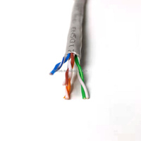 Cable de Red Lan BC/CCA Cat5/Cat5E/Cat6/Cat6A/Cat7 23AWG 0.57mm 4 Pares 8 Conductores UTP Sin Blindaje con Cubierta de PE y PVC