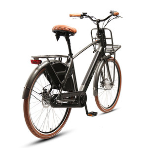 Bicicleta Eléctrica Urbana TXED <span class=keywords><strong>Amsterdam</strong></span> de 28 Pulgadas, 3 Velocidades, Motor Trasero Inteligente de 250W, Batería de Litio de 13AH, Freno de Disco, Voltaje de 36V - Product Image 3