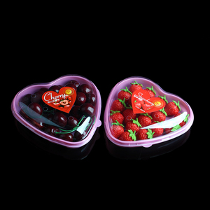 Coffrets cadeaux transparents en plastique jetable, pièces, avec couvercle en forme de cœur - Product Image 2
