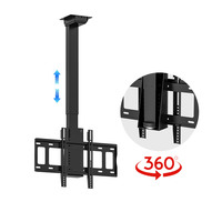 Soporte giratorio de elevación de Control remoto eléctrico para TV de techo para TV de 32-57 "soporte de pared de montaje en altura ajustable motorizado