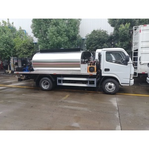 Camión Distribuidor de Asfalto Pequeño DFAC, Camión Cisterna de Asfalto de 4000 Litros, Maquinaria de Construcción, Camión Pulverizador de Betún Calentado - Product Image 5