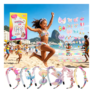 Paquete de Manualidades para Niñas, Diadema para el Cabello, Corona de Unicornio, Estrella, Lazo con Pedrería, Accesorios para Fiestas de Cumpleaños, Regalo, Recuerdo - Product Image 2