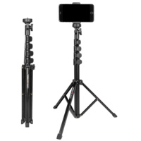 Lampe annulaire LED Kingjoy USB pour studio photo et vidéo, trépied inclus, bicolore réglable 3200-6500K, CRI>85