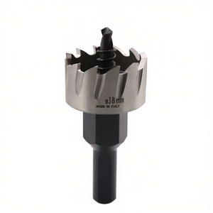 Scie cloche HSS 38 mm fabriquée en Italie pour le perçage du bois et du métal - Product Image 2