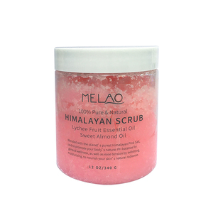 Exfoliante facial Natural <span class=keywords><strong>y</strong></span> exfoliante corporal con dulce slmond aceite de sal rosa del Himalaya exfoliante - Product Image 3