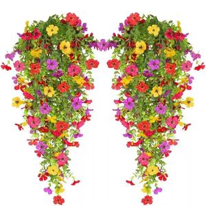 ดอกไม้ประดิษฐ์แบบแขวนผนัง ลิน จิง 45 ชิ้น คละสี ตกแต่งสวน - Product Image 5