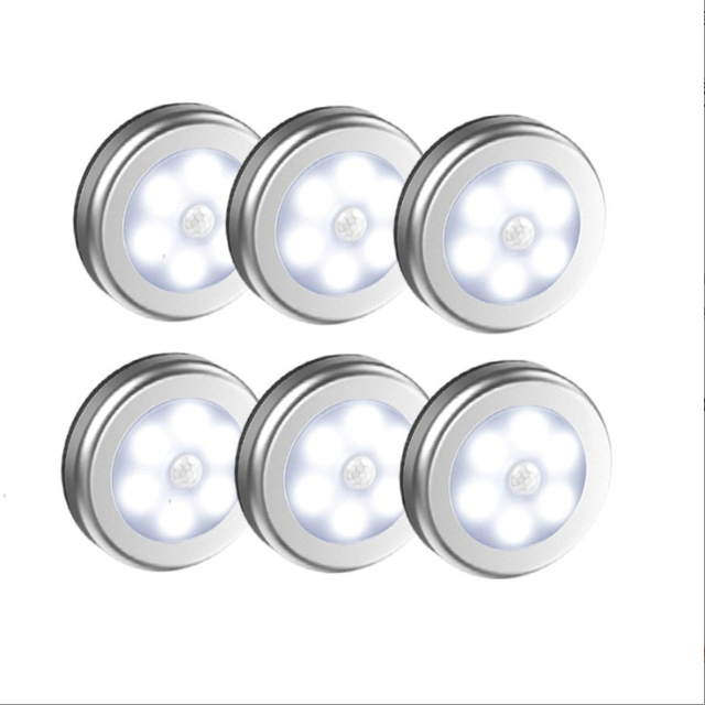 Wireless ABS Motion Sensor LED Night Light Battery Powered for Closet & Bedroom Home Lighting for Hotel Use