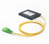 1x2 1x4 1x8 1x16 1x32 1x64 kotak ABS berkualitas tinggi kotak Fiber Optic PLC Splitter