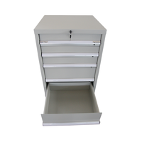 Gabinete de Herramientas Industrial Resistente con 5 Cajones y Cerradura para Taller