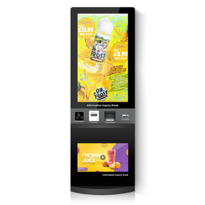 Terminal de pago de autoservicio de 47 pulgadas, cajero automático bancario con Android POS de un solo toque, quiosco LCD interior SDK y función de pantalla táctil - Product Image 1