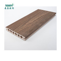 Cubierta de bpc hueca coextruida, cubierta impermeable de WPC de la mejor calidad, bajo mantenimiento, suelo compuesto al aire libre, 145x23mm, gran oferta