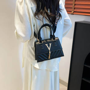 Recién llegado, bolsos de nicho para mujer, bolsos de mano de alta calidad a la moda de uso diario, bolsos de hombro tipo bandolera de Color sólido para mujer - Product Image 5