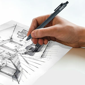 Meilleurs stylos à bille en plastique en gros, bon marché, multicolores, avec revêtement en caoutchouc, logo personnalisé rétractable OEM pour la papeterie scolaire - Product Image 6