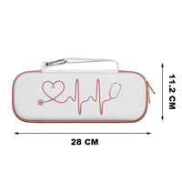 Étui de transport rigide léger pour stéthoscope S.E II avec poche en filet, équipement médical, accessoires pour infirmières, sacs et étuis en EVA