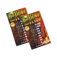 Cartes à gratter personnalisées en ligne pour loterie, avec 6 fenêtres, cartes de visite, impression couleur, cartes-cadeaux, jeux, logo personnalisé