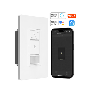 Ul chứng nhận tuya 3 cách thông minh Dimmer cảm biến chuyển đổi ánh sáng 2.4GHz Wi-Fi Dimmer chuyển đổi tương thích với Alexa và Google trợ lý - Product Image 1