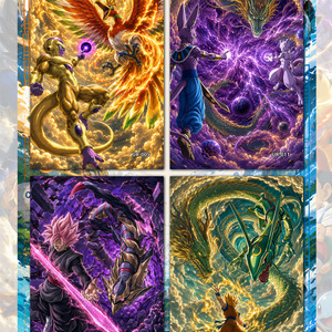 POR Pokemoned & Dragoned Balls Artboard Base Set Booster Box Car Decal Album Cartas Mystery Bags Tcg Card Vendingmachine Juego de mesa - Product Image 5
