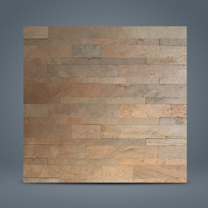 Panel de Pared de Cobre Delgado Natural, Moderno, Antiestático, Resistente a la Humedad, Superficie 3D, para Interiores, Uso en Hoteles, Tamaños 15x60cm - Product Image 3