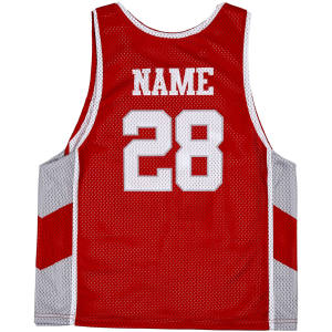 2024 OEM equipo malla pinnies personalizado reversible lacrosse Jersey - Product Image 4