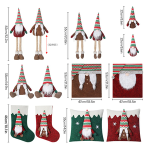 Adorable <b>Handmade</b> Red Dwarf <b>Doll</b> Christmas Elf Gnome With Long Hair Home Decor <b>Doll</b> - Product Image 6