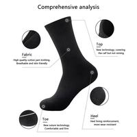 Concevez Vos Propres Chaussettes Brodées Blanche Peut Logo Personnalisé Performance Fitness Nouveauté Mode Chaussettes de Sport