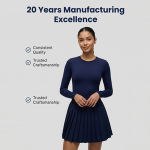 Premium Women's High Waist Pleated Sports Skirt For Tennis Golf Gym Modest Activewear Custom Logo OEM ODM Garment Factory Custom
