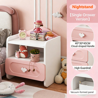 Table de chevet en bois mignonne pour enfants, petite armoire créative, meuble de chevet pour garçons et filles