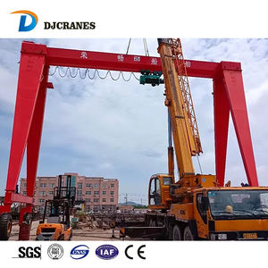 Grue portique simple et portable de 10 tonnes pour extérieur, type treillis, avec mécanisme de levage par treuil à vent, composants moteur essentiels Dejun, commande au sol et à distance - Product Image 5