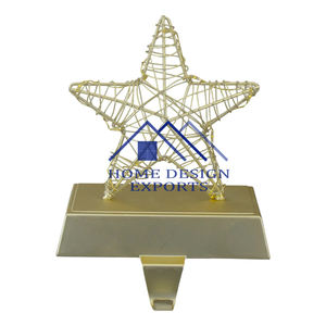 2025 Christmas Tree <b>Stocking</b> <b>Holder</b> for Christmas Ornaments Decor Hot Selling Aluminium Christmas Sleigh <b>Stocking</b> - Product Image 5