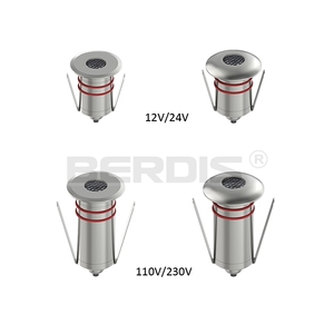 Foco de tierra BERDIS Mini foco ultrafino subacuático 3W 30mm lámpara Led de acero inoxidable Luz de piscina empotrada - Product Image 2