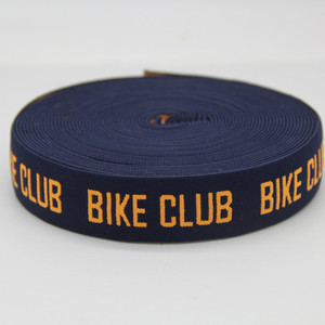 <span class=keywords><strong>2025</strong></span> mới tùy chỉnh màu xanh đậm 100% Polyester dệt Vành đai hàng đầu vải dệt kim ban nhạc đàn hồi thời trang - Product Image 3