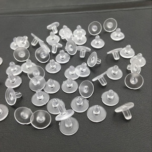 Transparent Silicone Earplugs Round <b>Disc</b> For Earring Making Jewelry Accessories 10000 Pieces Pack - Product Image 4
