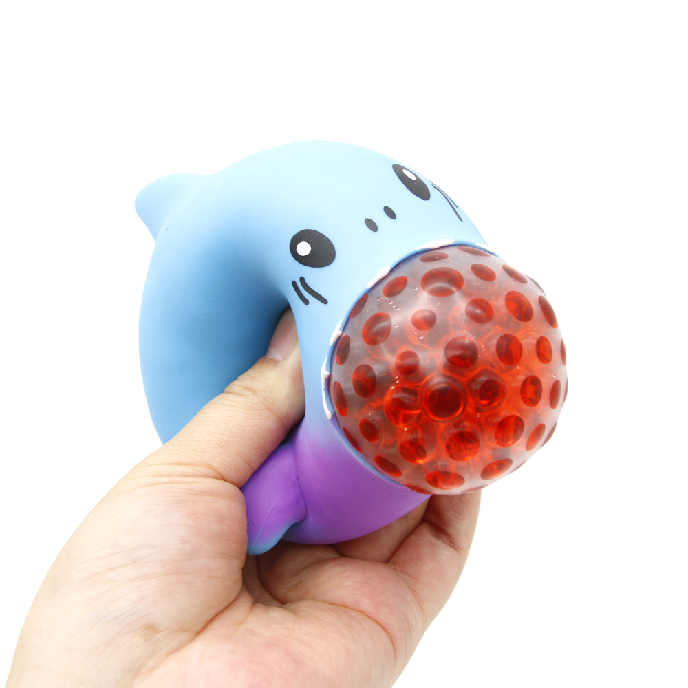 New Design Eco-friendly 6 Design Animal Venting Water Ball Anti-Stress Squeeze Ball 6cm Unisex