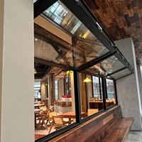 Paneles con Capacidad de Carga de 80 kg Cada Uno, Probados para 50.000 Ciclos de Apertura y Cierre, Bisagra de Acero Inoxidable de Baja Fricción, Ventana Plegable Vertical de Aluminio Silenciosa