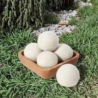 Offre Spéciale : Boules de séchage réutilisables en laine de mouton biologique Praknu – Anti-statique, anti-plis, économie d'énergie pour le linge et les doudounes