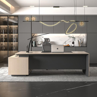 Bureau de direction industriel moderne de luxe ergonomique extensible et convertible, marque Hongqiao, garantie 3 ans, prix de gros