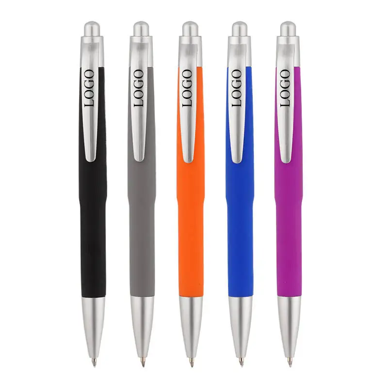 सस्ता पेन गिफ्ट लोगो प्रिंट बॉल प्वाइंट पेन विज्ञापन सबसे सस्ता कस्टम प्लास्टिक धातु कस्टम बॉलपॉइंट पेन