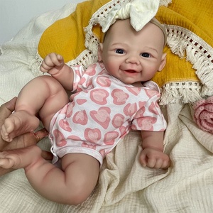 Muñeca Reborn <span class=keywords><strong>de</strong></span> Silicona Suave <span class=keywords><strong>de</strong></span> 18 Pulgadas, Realista, Tipo Bebé Recién Nacido, Anatómicamente Correcta, Venta al Por Mayor - Product Image 1