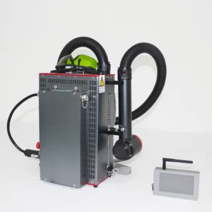 Zaino portatile laser CNC per pulizia della ruggine su superficie metallica