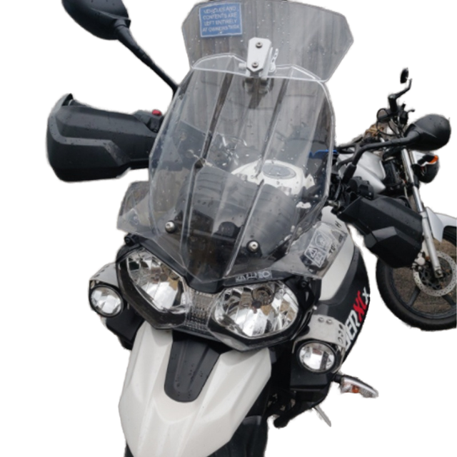 CNC Aluminum 27*12 CM Universal Motorcycle Windshield New Condition Series Windscreen