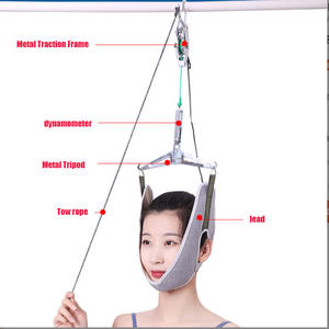 घर की भौतिक चिकित्सा और गर्दन दर्द राहत के लिए सिर के साथ दरवाजे पर गर्भाशय ग्रीवा कर्षण उपकरण - Product Image 4