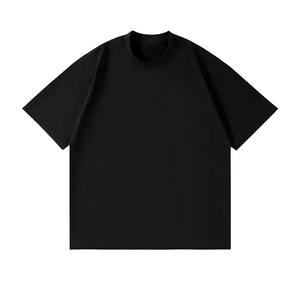 Camisetas Lisas de Algodón Peinado de 250 g/m² al por Mayor para Impresión, Estilo Urbano, Hombros Caídos, Camiseta Extra Grande para Hombre - Product Image 3