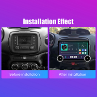 Radio Mobil 11.8 Inci untuk Jeep Renegade 2016-2020 DIAMOND 2K Layar QLED 2Din Android Stereo Mobil Pemutar DVD Mobil Carplay DSP